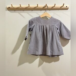 JACADI | Corduroy Polka Dot Dress | 12 Mo